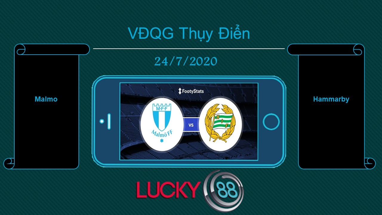 LUCKY88 Malmö vs Hammarby , Tip bóng đá miễn phí ngày 24/07/2020