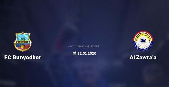 LUCKY88 Bunyodkor vs Al-Zawraa - Tip bóng đá miễn phí ngày 22/01/2020
