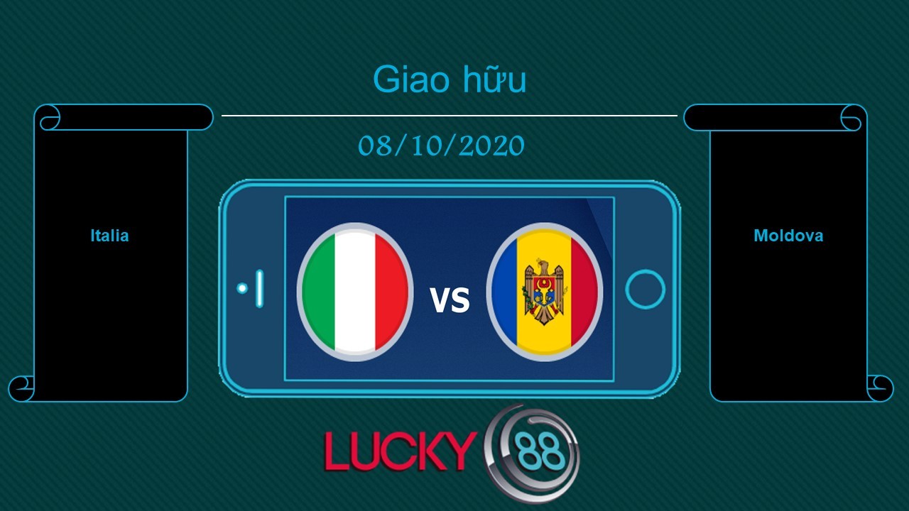 LUCKY88 Italia vs Moldova  , Tip bóng đá miễn phí ngày 08/10/2020