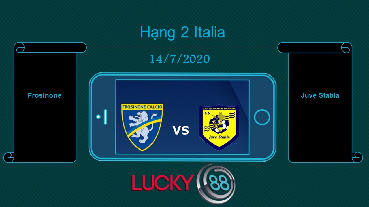 LUCKY88 Frosinone vs Juve Stabia - Tip bóng đá miễn phí ngày 14/07/2020