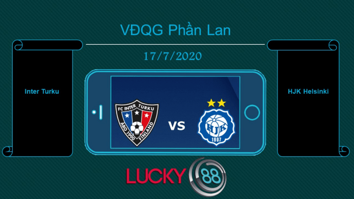 LUCKY88 Inter Turku vs HJK , Tip bóng đá miễn phí ngày 17/07/2020