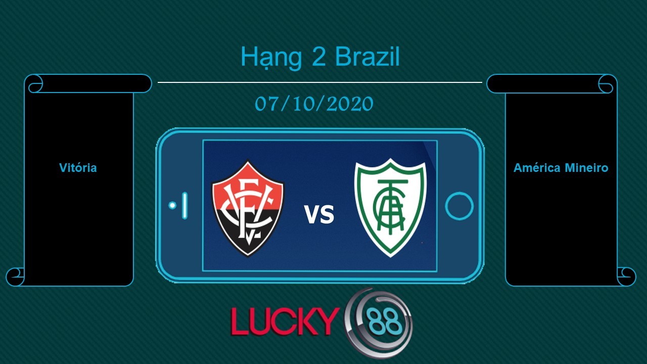 LUCKY88 Vitória vs América Mineiro  , Tip bóng đá miễn phí ngày 07/10/2020