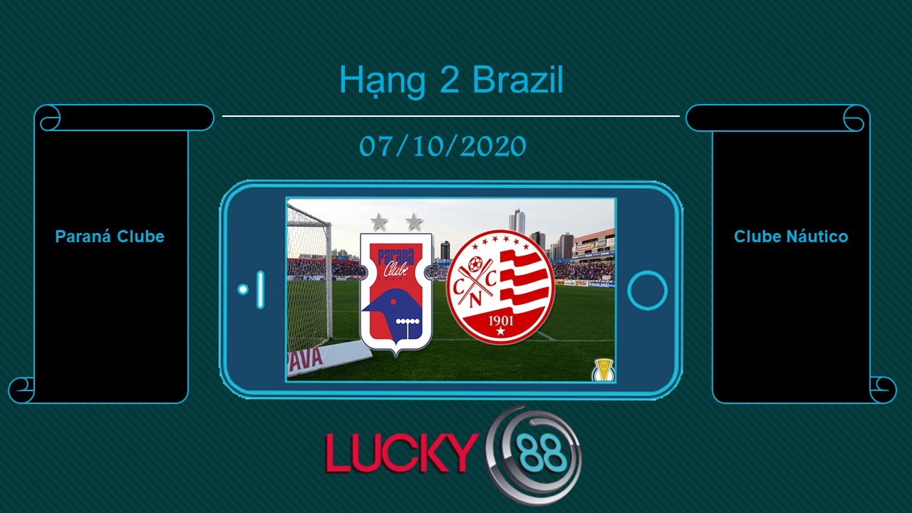 LUCKY88 Paraná Clube vs Clube Náutico Capibaribe  , Tip bóng đá miễn phí ngày 07/10/2020