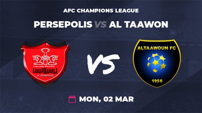 LUCKY88 Persepolis vs Al-Taawoun - Tip bóng đá miễn phí ngày 02/03/2020