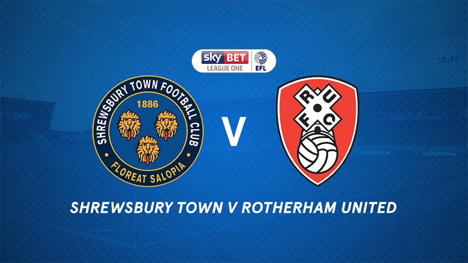 LUCKY88 Shrewsbury Town vs Rotherham United - Tip bóng đá miễn phí ngày 26/12/2019