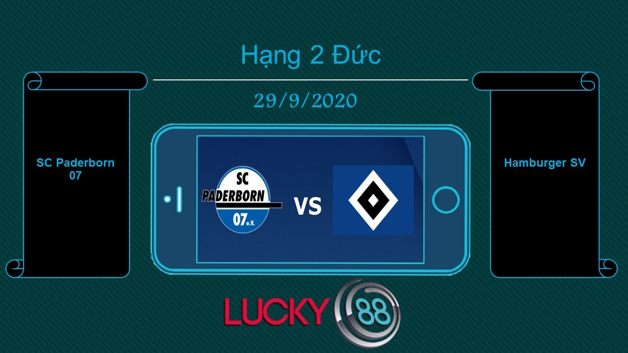 LUCKY88 SC Paderborn 07 vs Hamburger SV , Tip bóng đá miễn phí ngày 29/09/2020