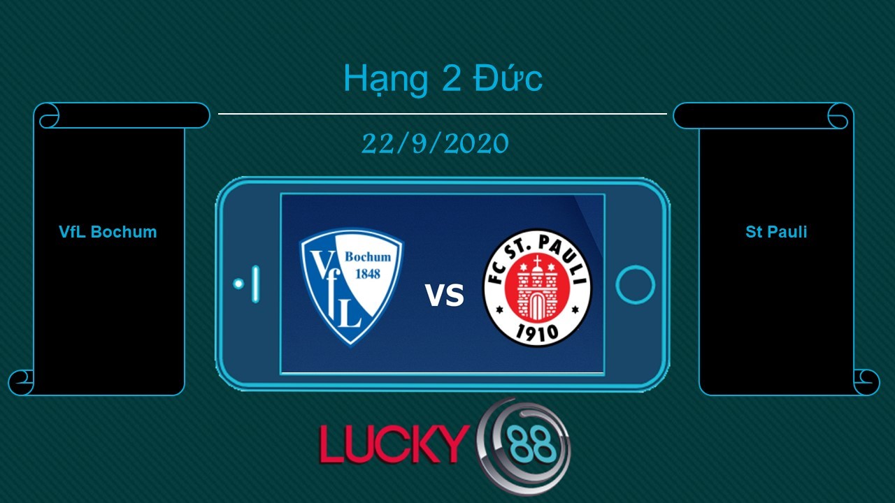 LUCKY88 VfL Bochum vs St Pauli , Tip bóng đá miễn phí ngày 22/09/2020
