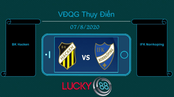 LUCKY88 BK Häcken vs IFK Norrköping , Tip bóng đá miễn phí ngày 07/08/2020