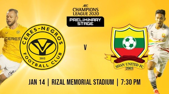 LUCKY88 Ceres-Negros vs Shan United - Tip bóng đá miễn phí ngày 14/01/2020
