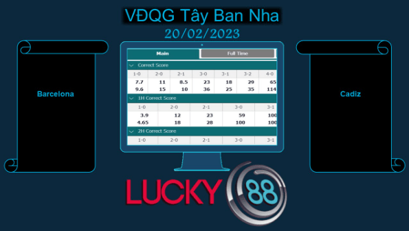 LUCKY88 Barcelona vs Cadiz, Soi kèo bóng đá hôm nay 20/02/2023, VĐQG Tây Ban Nha