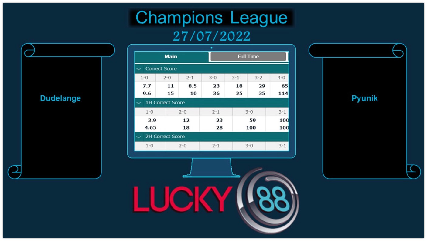 LUCKY88 Dudelange vs Pyunik , Soi kèo bóng đá hôm nay 27/07/2022, Champions League