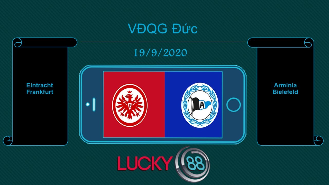LUCKY88 Eintracht Frankfurt vs Arminia Bielefeld , Tip bóng đá miễn phí ngày 19/09/2020